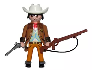 Playmobil Sheriff Cowboy con pistola y espolones - Western enojado Sheriff - C19 - Imagen 1 de 4