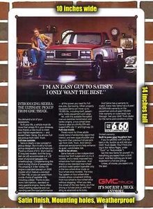 Metal Sign - 1987 GMC Truck Vintage Ad 01 - Picture 1 of 1