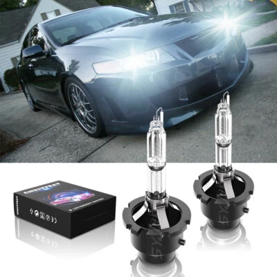 Bombilla de faro de xenón HID blanco diamante 6000K para Acura TSX 2004-2014 haz bajo x2 Foto 1 de 4