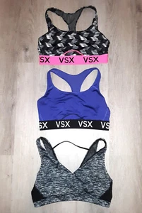 Lot of Victoria's Secret Sports Bras Size Large Victoria Sport VSX Racerback - Picture 1 of 3