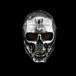 Terminator Robot Mask Resin Full Face Mask Cosplay Halloween Party Prop - Picture 1 of 7
