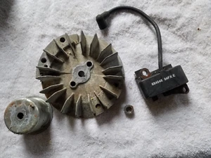 LAWNBOY 95-1866 FLYWHEEL W/ CUP, NUT & UNTESTED IGN. COIL - Picture 1 of 13