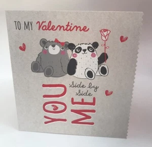 Second Nature To My Valentine Side By Side You Me Greeting Card - Picture 1 of 2