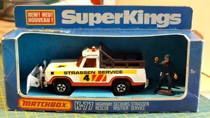 Matchbox K77 Ford spartineve RARO perfetto in scatola priva di trasparente 1978 - Foto 1 di 5