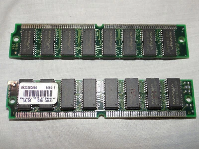 64mb (32mb x 2 simms) - 72 pin - EDO - 8 x 32 - Image 1 of 2