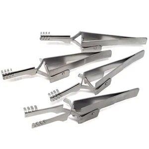 4 NEW STAINLESS STEEL CROSS ACTION RETRACTOR BLUNT 4.5" EYE SURGICAL INSTRUMENT - Picture 1 of 3