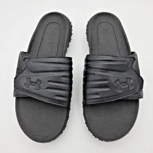 Under Armour Fat Tire Michelin schwarze Herren-Slipper Größe 11 - Bild 1 von 8