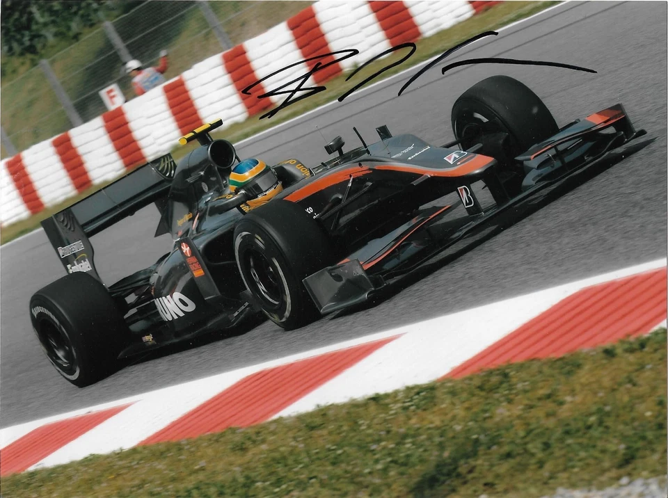 Bruno Senna 2010 Hispania Lotus Williams Grand Prix F1 Signed Photo autograph - Image 1 of 1
