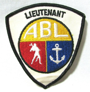 Administrative Border Line Police ABL Lieutenant Jacket Patch Vintage Belgium
