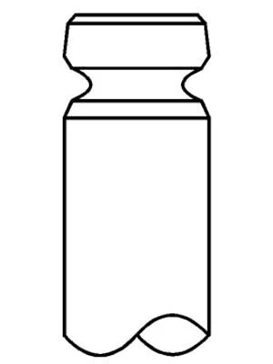 Válvula de escape lateral para Ford C-Max Focus Mazda Volvo MAHLE 013VA30999000 - Imagen 1 de 3