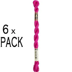 6x DMC Perlgarn Stärke 5, 15 m, 115AR/5-718, VPE - Bild 1 von 1