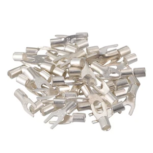 50x UT2.5-3 Terminales crimpado latón No Aislados Tipo U 2-2.5mm2 Cable conector - Imagen 1 de 4