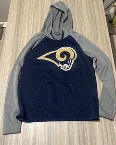 Nike NFL LA RAMS Pullover Herren Größe M Blau Icon Print Therma Fit - Bild 1 von 5