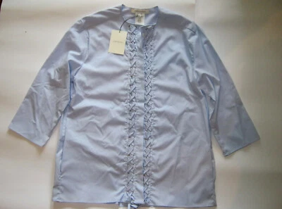 NWT Pierre Balmain  runway cotton top blouse 6 8 US made in Italy - Image 1 of 4