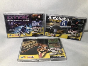 PC Computer Games Autobahn,Axysnake,Gtok The Defender New Factory Sealed - Picture 1 of 7