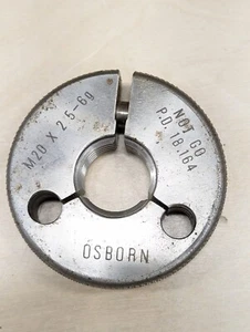 OSBORN UK DIE M20x2.5 Threading NOS M8245G3 13592 13593 60GJ45 60GJ44 A 18.164 - Picture 1 of 8