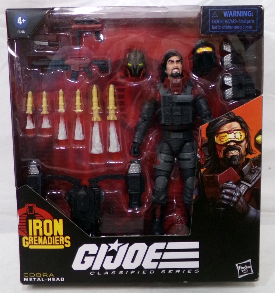 Hasbro G.I. Joe Classified Series #118 Iron Grenadier Metal-Head in stock