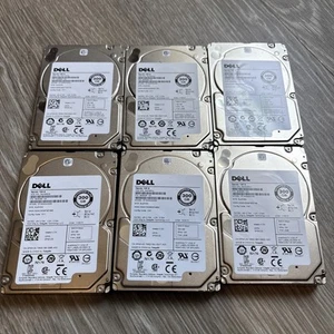 Lot Of 6 Dell 0148J7 Savvio 10K 300GB SAS 2.5” Server Hard Drives - Wiped - Picture 1 of 1