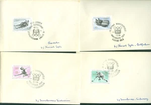 Austria. 4 Covers 1964. Winter Olympic Games Innsbruck. Sc#714-717 (4) - Picture 1 of 1