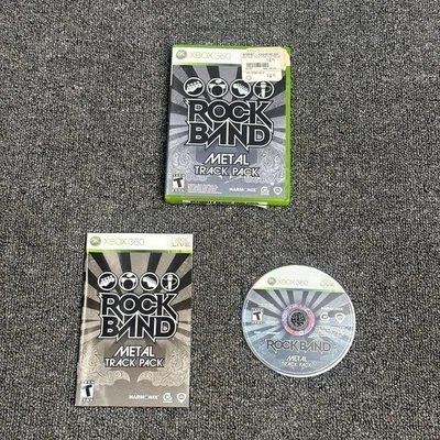 Rock Band: Metal Track Pack (Microsoft Xbox 360, 2009) CIB Complete - Image 1 of 4