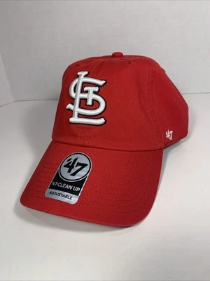 Boné de beisebol '47 St. Louis Cardinals Clean Up vermelho alça ajustável chapéu pai - Imagem 1 de 4