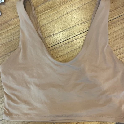 OFFLINE By Aerie Recharge Least Support Sports Bra Size XL. Tan Beige. - Image 1 of 4