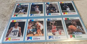 *SCARCE* 1994 SCD UNCUT SHEET MICHAEL JORDAN, GRIFFEY JR, SHAQ, PUCKETT WOW!! - Picture 1 of 10