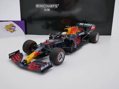 Minichamps 110210633 # Red Bull Honda RB16B Win Monaco GP 21 Max Verstappen 1:18 - Bild 1 von 4