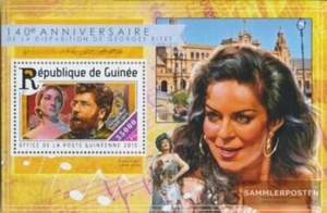 Guinea bloque 2515 nuevo con goma original 2015 georges Bizet - Imagen 1 de 1