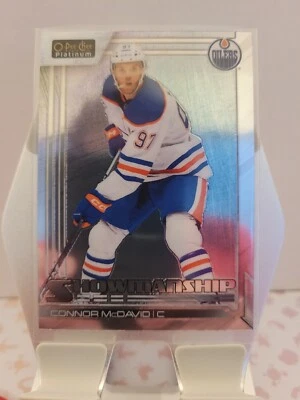 2023-24 O-Pee-Chee Platinum Showmanship S-1 Connor McDavid Oilers - Image 1 of 2