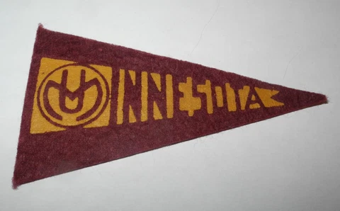1936 BF3 NCAA Football University of Minnesota Golden Gophers Pin Mini Pennant Cover