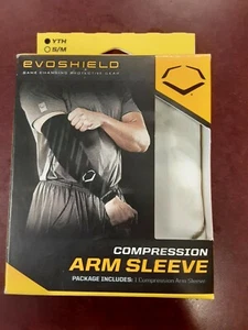 Manga de brazo de compresión EvoShield Realtree camuflada blanca joven nueva en caja - Imagen 1 de 4