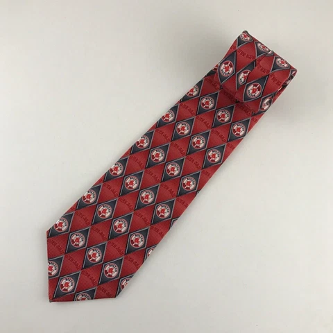 Boston Red Sox Men’s Neck Tie 100% Silk 58” Long  MLB Baseball Cover