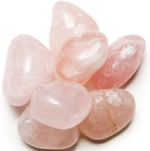 1/2 lb Rose Quartz Tumbled Stones - Grade 1 - XLarge - Bulk Craft Rocks Reiki - Picture 1 of 1