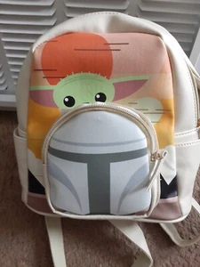 New Licensed Disney Star Wars Mandalorian Baby Yoda Mini Backpack-Dani Nicole - Picture 1 of 7
