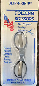 Slip-N-Snip Folding Scissors ON SALE, made w Stainless Steel - SHARP!