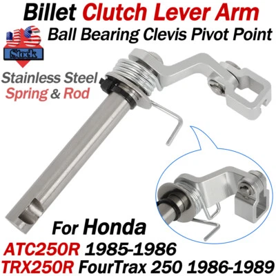 PARA HONDA TRX250R ATC250R FOURTRAX 250 1985 - 1989 BRAZO PALANCA EMBRAGUE BILLET ACERO Foto 1 de 4