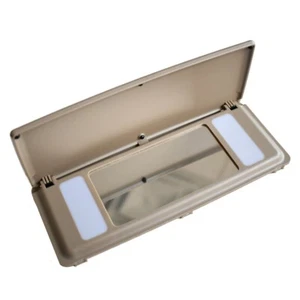 Mercedes-Benz W124 Sun Visor Vanity Mirror with Backing Plates - Tan Mushroom - Picture 1 of 1