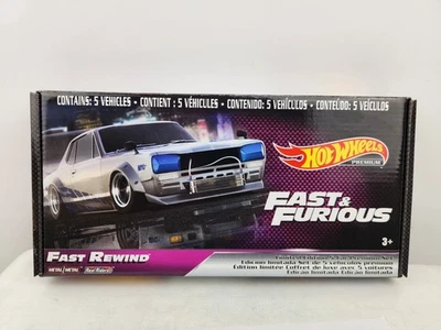 Hot Wheels 2020 Fast & Furious Fast Rewind Premium Boxed Set 5 Nissan Skyline - Image 1 of 4