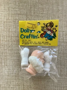 "Piezas de muñeca Mangelsens porcelana cabeza y manos de Santa Claus 1,75"" Old Man #162-79" - Imagen 1 de 2