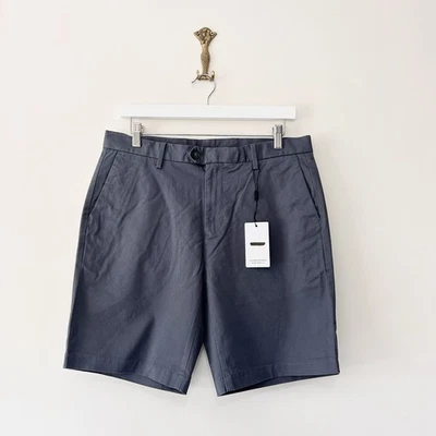 Мужские повседневные шорты Reiss Wicket размер W32 Airforce синий хлопок рекомендуемая розничная цена 78 фунтов - Изображение 1 из 4