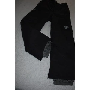 Burton Cargo Ski Pants Boys Kids Size Large Insulated Black Nylon - Picture 1 of 9