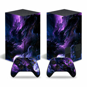 For Xbox SERIES X Console & 2 Controllers Rolling Cloud Vinyl Skin Wrap Cover