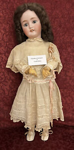 Antique German Large 30" Bisque Head CM Bergmann Simon Halbig Comp Body Doll 
