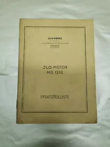 Catalogo Libretto Uso e Manutenzione JLO Motor MG 125e - Foto 1 di 3