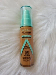 Almay Clear Complexion Acne Foundation Makeup for Sensitive Skin 800 Caramel 1oz - Picture 1 of 3