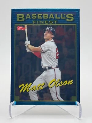 2024 Topps Finest #93-6 MATT OLSON | Baseball's Finest - Image 1 of 2
