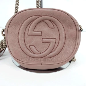 GUCCI SOHO Chain Leather Shoulder Bag R168 - Picture 1 of 20