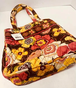 Vera Bradley Perfect Pocket Tote Buttercup 14H x 12W x 10" Strap New with tags - Picture 1 of 8