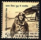 Indischem 2019 Briefmarke Indianer IN Erste World War , Luft Warriors, Lt. E. S.